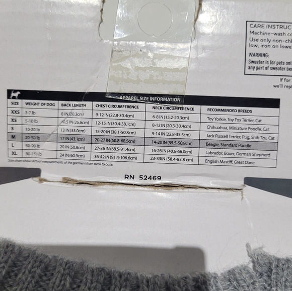 Spoiled Pooch Dog Sweater Animal Graphic Print Hearts Stripe Size Medium Cozy - Picture 7 of 16